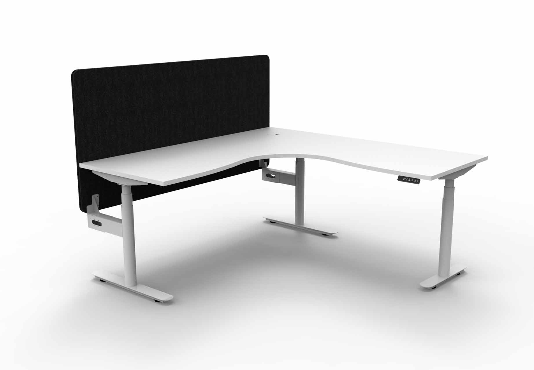 Halo+ Corner Workstation -  with Eco Screen